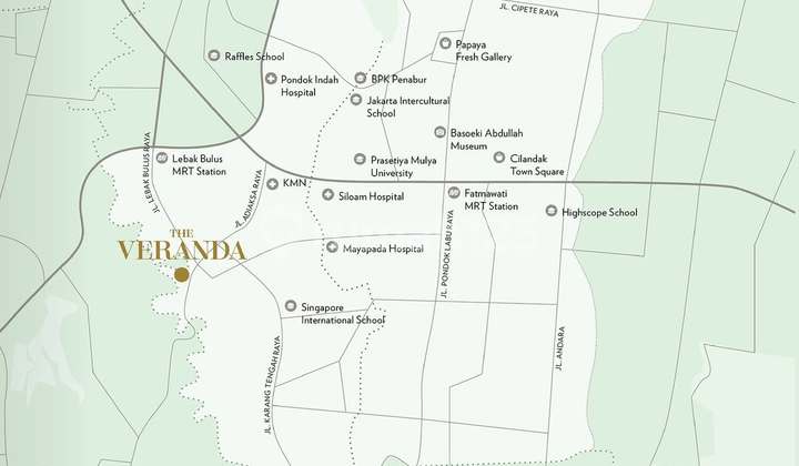 FOR RENT 2BR APARTMENT VERANDA LEBAK BULUS SOUTH JAKARTA FOR RENT 2BR APARTMENT VERANDA LEBAK BULUS SOUTH JAKARTA