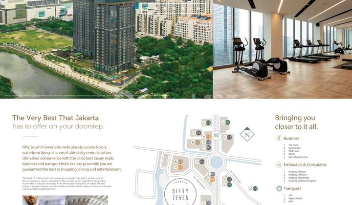 Jual Private Lift 3Br Apartemen 57 Promenade Fifty Seven Promenade Thamrin Jakarta Pusat 2