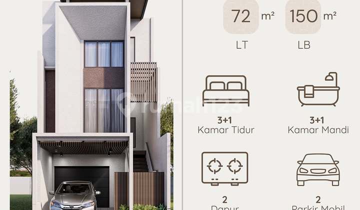 JUAL RUMAH TERMURAH DI CASA BIMA VETERAN JAKARTA 2