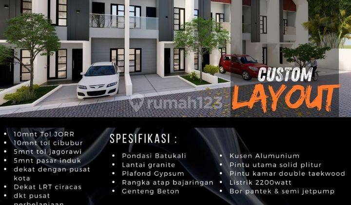 Dijual Rumah Custome 2LT D hoz Di Condet Kramat Jati Jakarta Timur 2