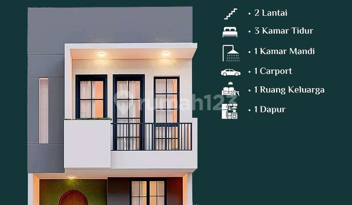 JUAL RUMAH ISLAMIC TERAS MADINA CILEUNGSI CIBUBUR