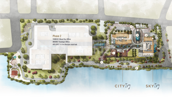 Jual Private Lift Penthouse Apartemen 57 Promenade Fifty Seven Promenade Thamrin Jakarta Pusat 2