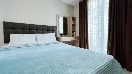 TERMURAH DISEWA BULANAN STUDIO APARTEMEN WOODLAND PARK KALIBATA JAKARTA SELATAN 1
