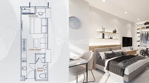 Studio Sq Res Apartemen Tb Simatupang Jakarta Selatan 2