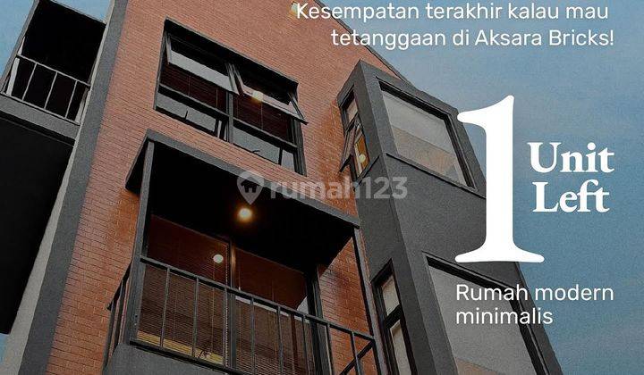 DIJUAL RUMAH AKSARABRICKS PEJATEN PASAR MINGGU JAKARTA SELATAN 1