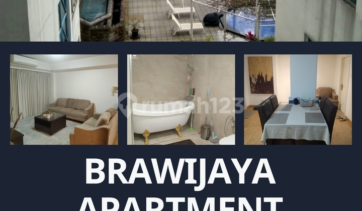 FOR SALE 2BR APARTMENT 100 SQ.M BRAWIJAYA SOUTH JAKARTA