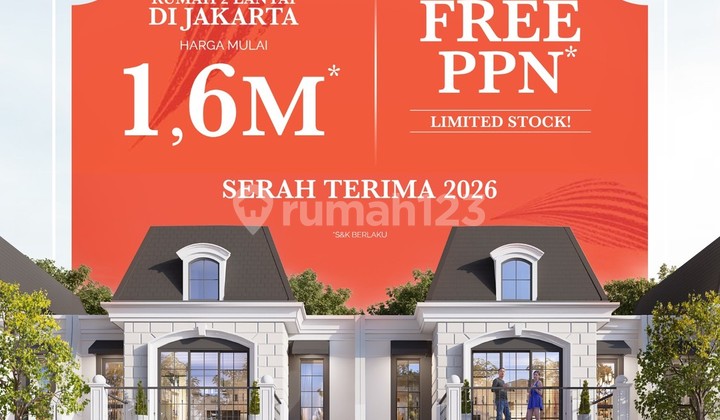 [Promo] Jual Rumah 6X10 Citra Homes Halim Jakarta Timur