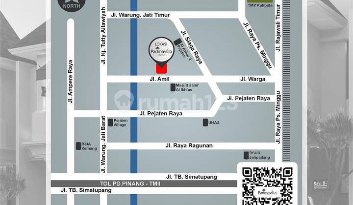 CHEAPEST HOUSE FOR SALE PADMAVILLA HOUSE PEJATEN SOUTH JAKARTA CHEAPEST HOUSE FOR SALE PADMAVILLA HOUSE PEJATEN SOUTH JAKARTA