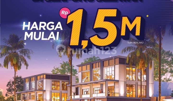 TERMURAH RUKO SOHO MURAH DI PARADISE SERPONG CITY TERMURAH RUKO SOHO MURAH DI PARADISE SERPONG CITY