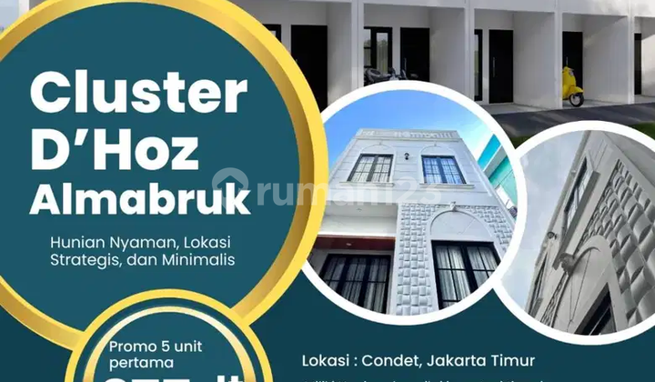 JUAL RUMAH TERMURAH D'HOZ AL MABRUK CONDET JAKARTA TIMUR 1