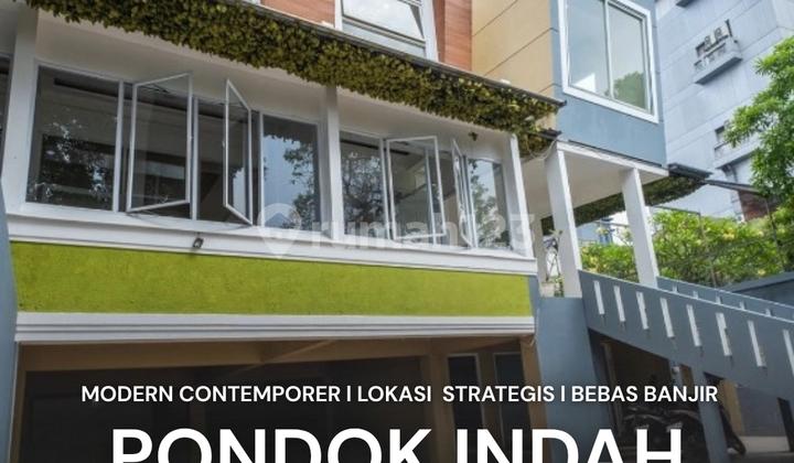Rumah Bagus Modern Kontemporer di Pondok Indah Jakarta Selatan