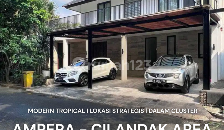 Rumah Bagus Dalam Cluster Shm Di Ampera Jakarta Selatan