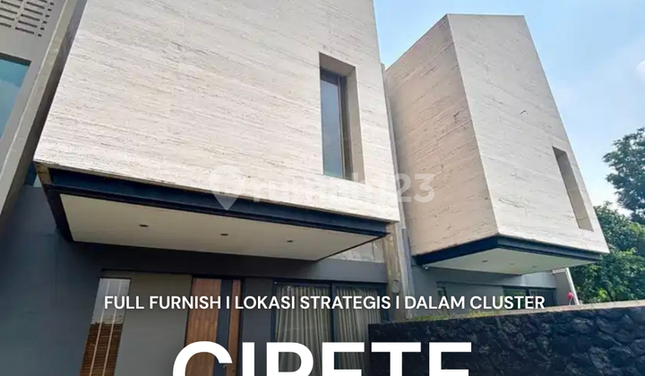 Rumah Mewah Furnish Dalam Cluster Town House Bagus Di Cipete 