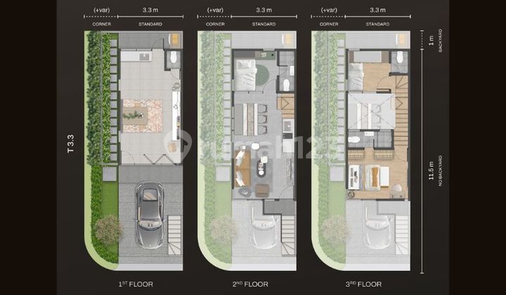 Rumah 3 Lantai,tanjungbunga Harga 500 Jutaan 2