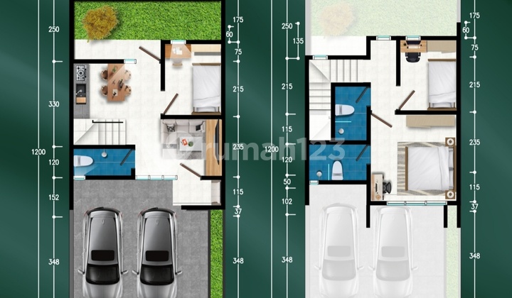 Orchard Cluster Di Modern Estate .harga 1 M. 2