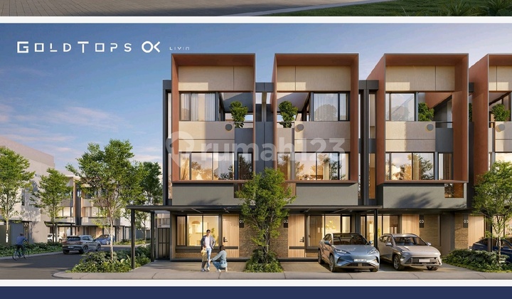 Rumah Mewah 3 Lantai,Di Water Front City Tanjung Bunga.harga 1.3M 2