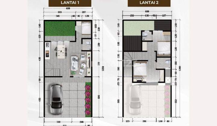 Rumah 2 Lantai, Harga 1 M-An, Di Tallass City Makassar 2