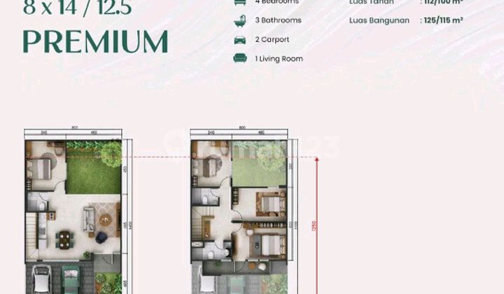 Onyx Summarecon Mutiara Makassar.new Cluster With Attic Room 2
