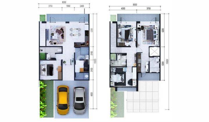 Rumah 2 Lantai, Poros Utama Citra Garden Citraland 2