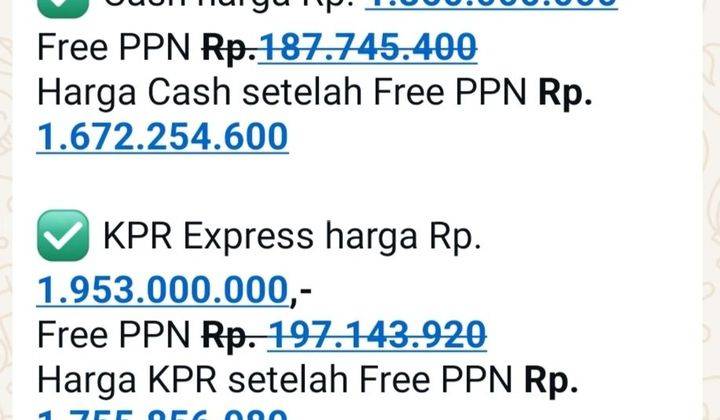 Rumah Gratis Ppn, 2 Lantai Citraland Tallasa City Makassar 1