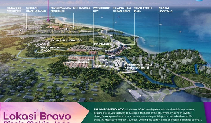 2-Storey Shop House. Price 1 Billion per year. Location: Metro Axis, Tanjung Bunga. 2