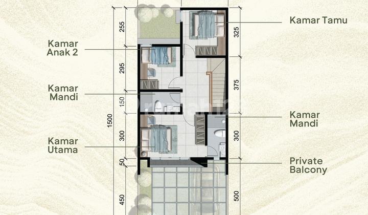 .last Cluster .hezel Rumah 2 Lantai Citraland Tallasa City 2