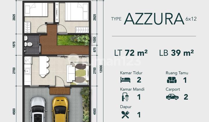 Azzura Rumah 3 Kamar Citraland Gowa.600 Juta An 2