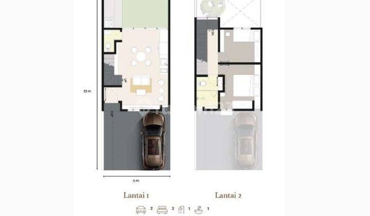 Rumah 2 Lantai, Pusat Kota Makassar, Harga 1m-An 2