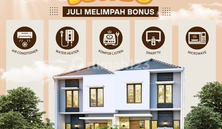 Rumah 2 Lantai Melimpah Bonus dekat Yasmin dan Stasiun Kota Bogor 1