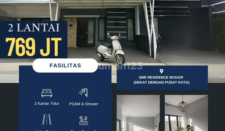 Rumah 2 lantai Ready Stock dekat Yasmin kota Bogor 1
