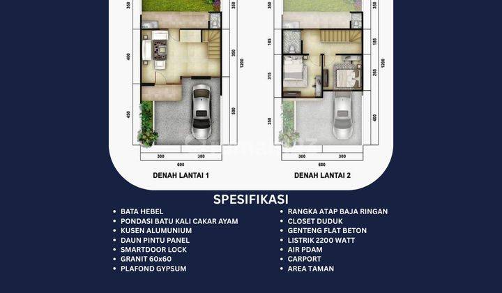 Rumah 2 lantai Ready Stock dekat Yasmin kota Bogor 2