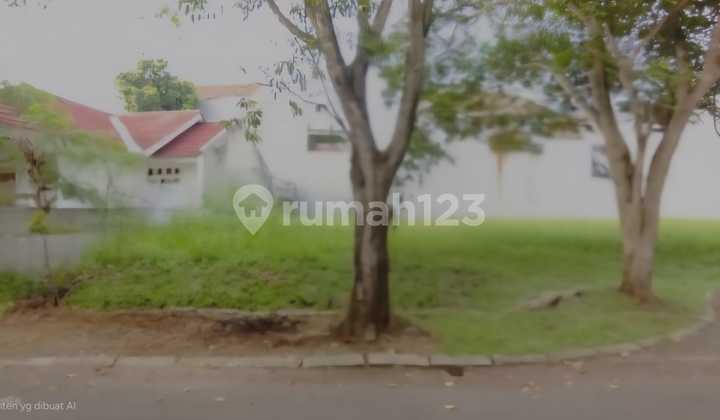 Tanah Kavling Hoek Kencana Loka Bsd City Siap Bangun Dekat Stella Maris