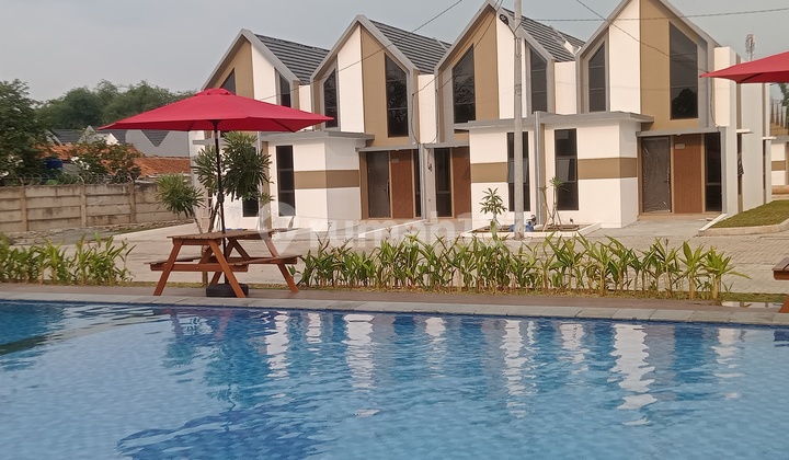Dijual Rumah Siap Huni Dengan Fasilitas Kolam Renang Di Dalam Cluster Di Aryana Karawaci Tangerang