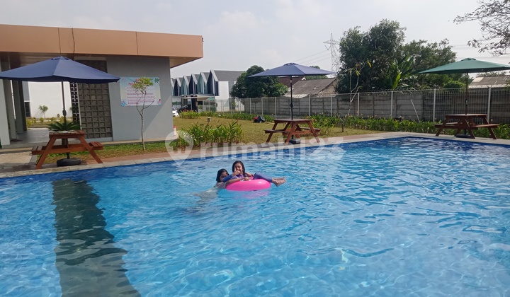 Dijual Rumah 1 Lantai Dengan Fasilitas Kolam Renang Di Aryana Karawaci Tangerang
