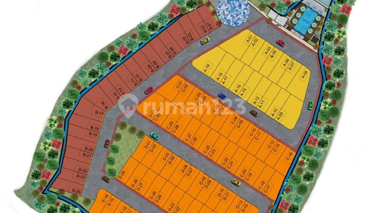 Rumah Cantik 2 Lantai Lengkap Dengan Fasilitas Kolam Renang Di Aryana Karawaci Tangerang
