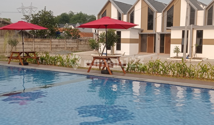 Rumah Minimalis Lengkap Dengan Fasilitas Kolam Renang Di Cluster Safira Aryana Karawaci Tangerang 2