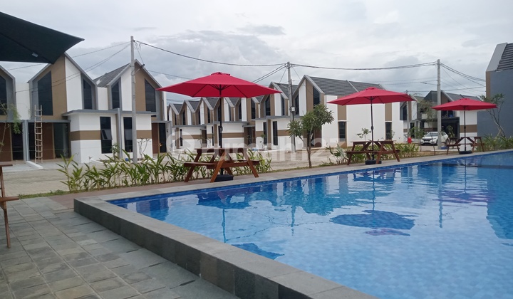 Rumah Minimalis Lengkap Dengan Fasilitas Kolam Renang Di Cluster Safira Aryana Karawaci Tangerang 1