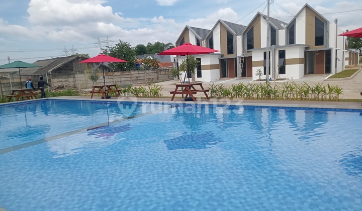 Rumah 1 Lantai Fasilitas Kolam Renang Di Safira Aryana Karawaci Tangerang 2