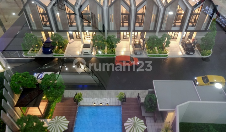 Rumah Scandinavian Lengkap Dengan Fasilitas Kolam Renang Di Cluster Viona Aryana Karawaci Tangerang