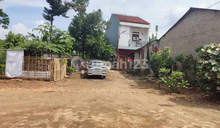 Tanah Mengantong di Jalan Mushola Al Barokah Graha Raya Dengan Akses Mobil