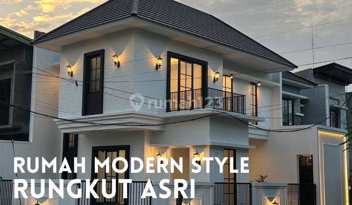 For Sale New Gress Rumah Modern Style Siap Huni Rungkut Asri 1