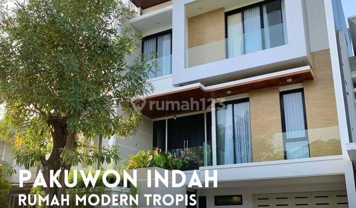 Dijual Rumah Modern Minimalis Full Furnish Pakuwon Indah 1