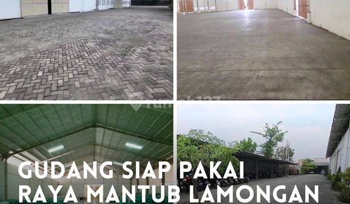 Dijual Gudang Siap Pakai Kondisi Bersih Terawat Mantup 1