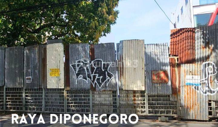 Dijual Tanah Komersil Strategis Area Siap Bangun Raya Diponegoro 1