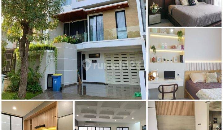 Dijual Cepat Rumah Modern Tropis Minimalis Pakuwon Indah Mansion 1