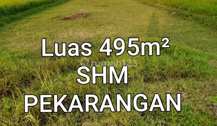 Tanah Pekarangan SHM 495 m² Selatan Stasiun Prambanan Klaten 2