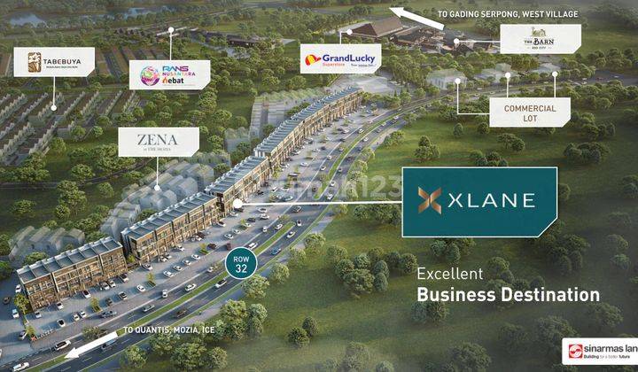 Ruko 3 Lantai Xlane Bsd City Terbaru  2