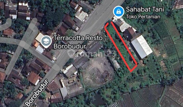 Tanah di Jalan Raya Borobudur , Magelang Sertifikat Hak Milik 800 m² 2