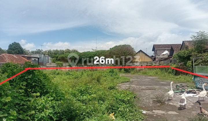For Rent 1500M2 Land on Main Road Near Akmil at Pakelan Gas Station, Jl. Jendral Gatot Soebroto, Bulurejo, Mertoyudan, Magelang, Central Java, Indonesia, 56172, Mertoyudan