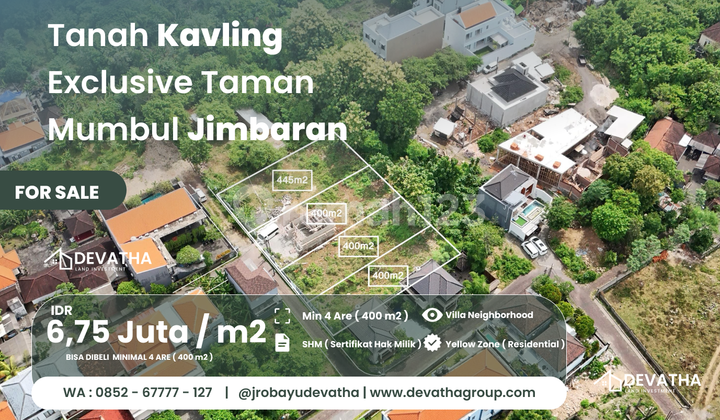 Exclusive Land Plot for Sale in Taman Mumbul, Jimbaran – Premium Location Ready to Build CODE LJJ0001